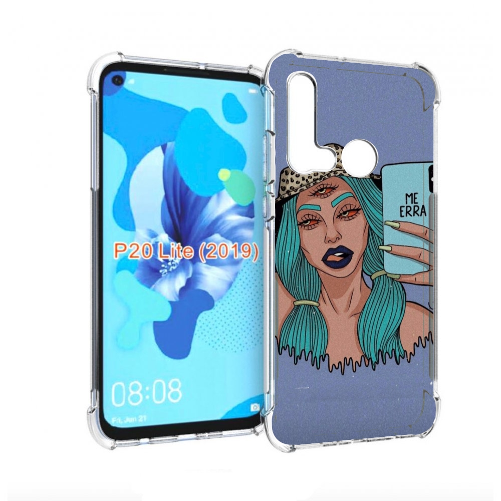 

Чехол бампер MyPads ME Erra женский для Huawei P20 Lite (2019), Прозрачный, Tocco