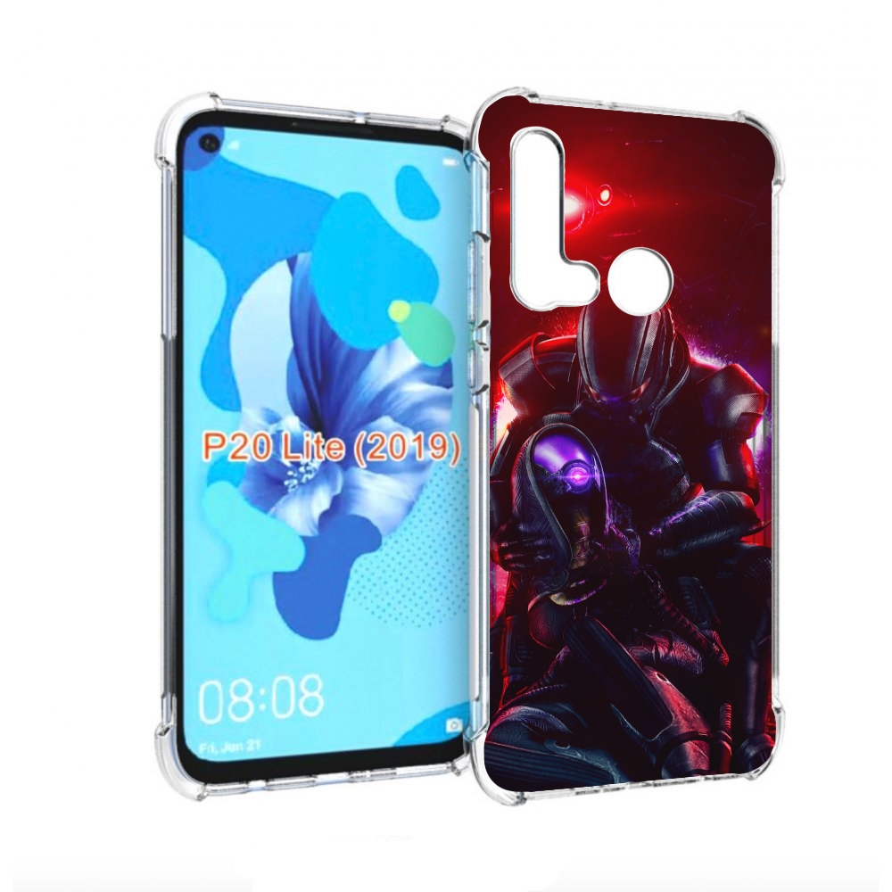 Чехол бампер MyPads Mass Effect для Huawei P20 Lite (2019)