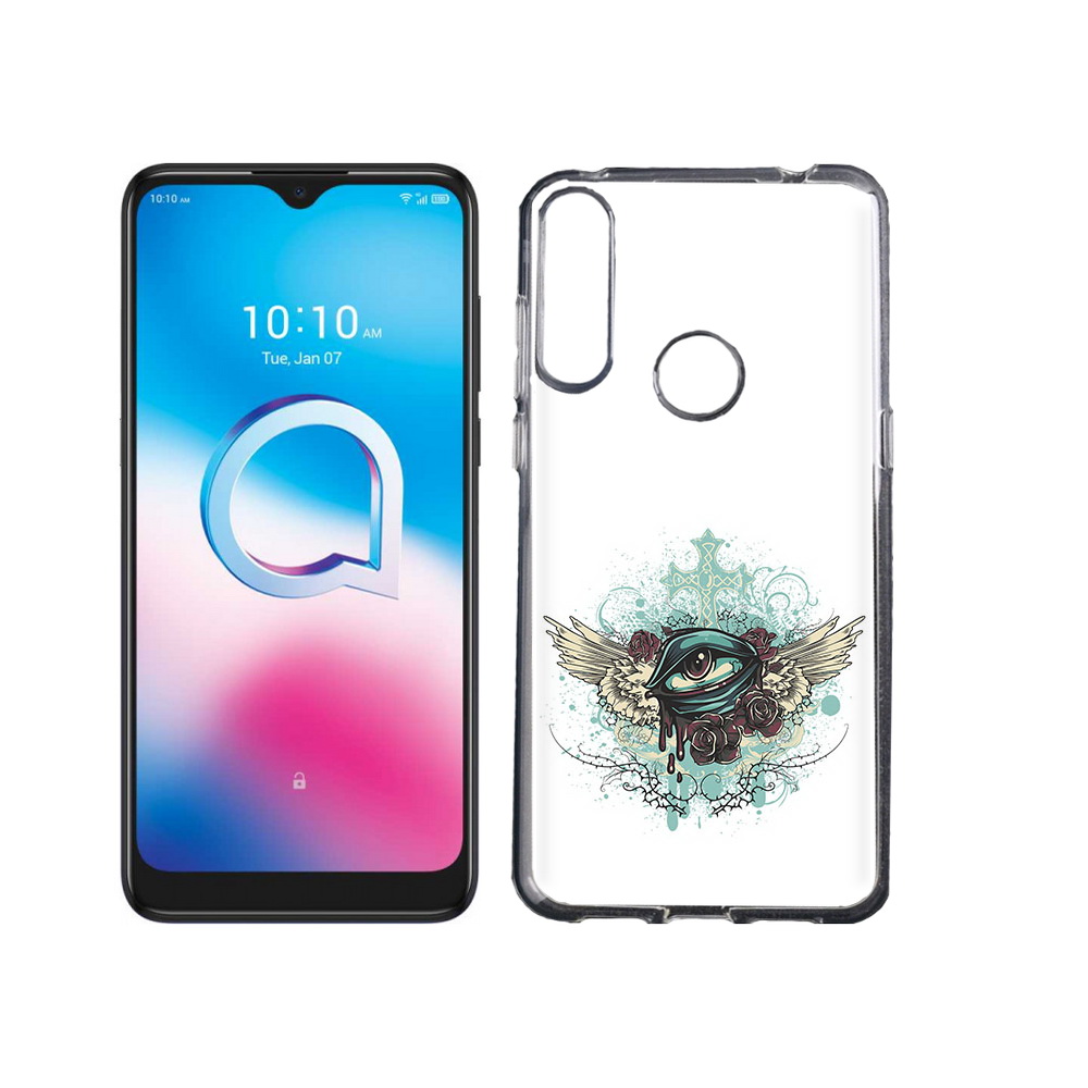 

Чехол MyPads Tocco для Alcatel 3L (2020) 5029Y плачущий глаз с крыльями (PT159035.666.544), Tocco