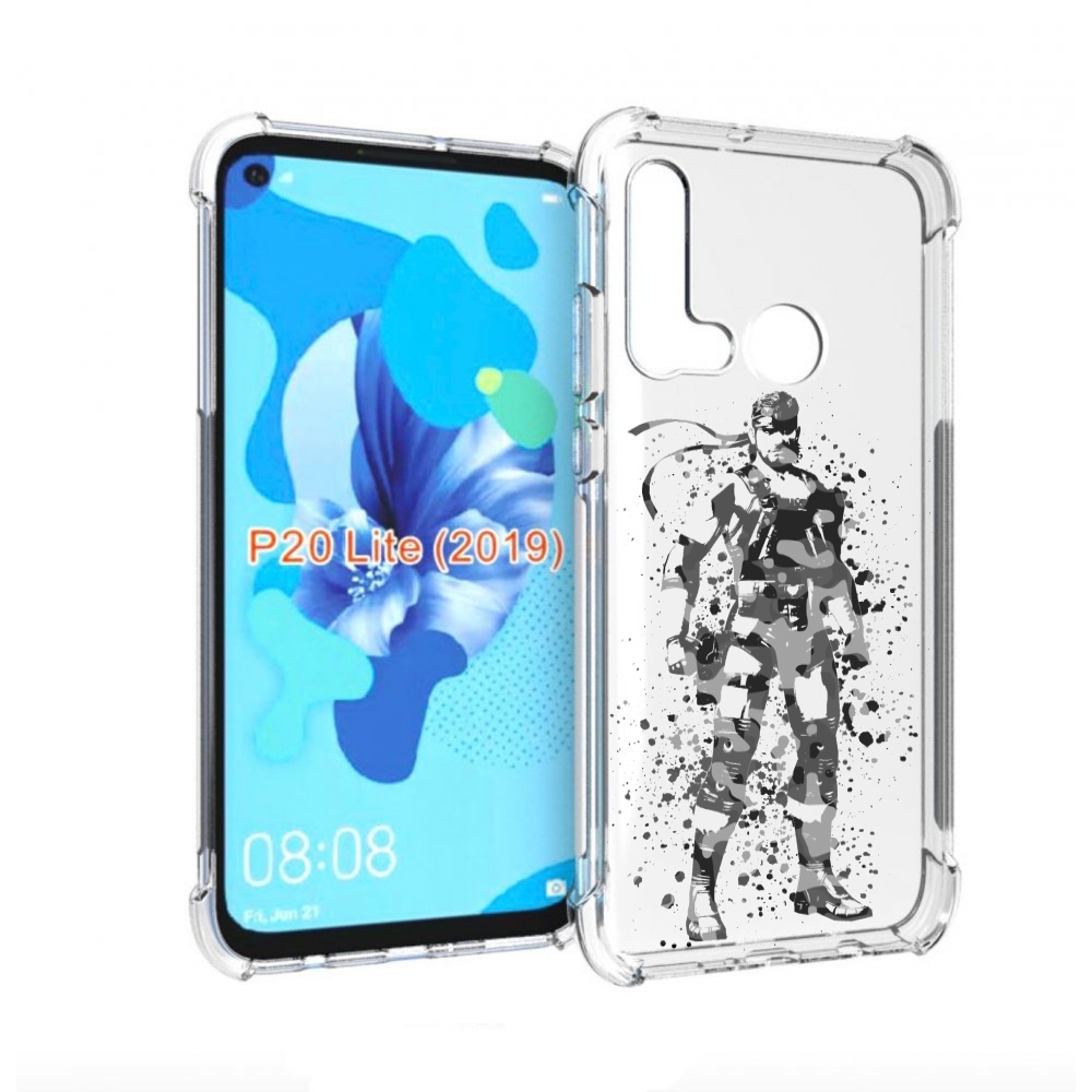 

Чехол бампер MyPads Metal Gear Solid Snakes для Huawei P20 Lite, Прозрачный, Tocco