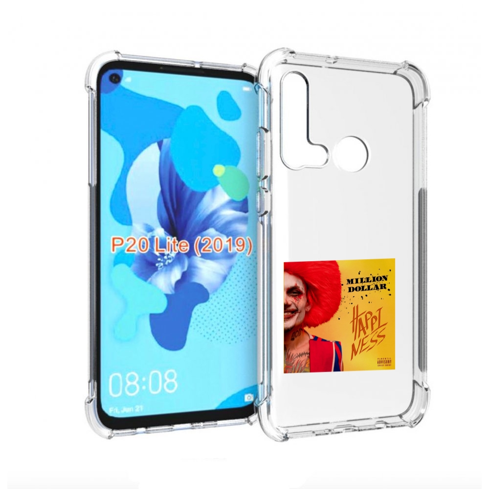 

Чехол бампер MyPads Million Dollar, Happiness Morgenshtern для H, Прозрачный, Tocco