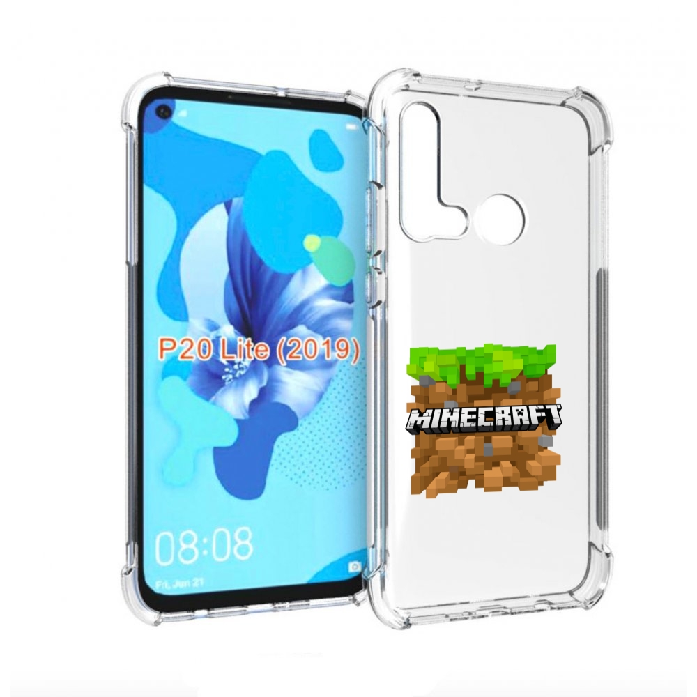 

Чехол бампер MyPads Minecraft-2 для Huawei P20 Lite (2019), Прозрачный, Tocco