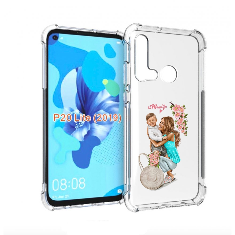 

Чехол бампер MyPads Momlife для Huawei P20 Lite (2019), Прозрачный, Tocco