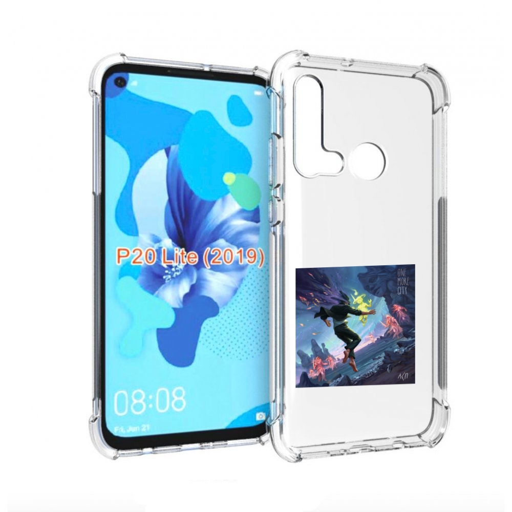 

Чехол бампер MyPads One More City ЛСП для Huawei P20 Lite (2019), Прозрачный, Tocco