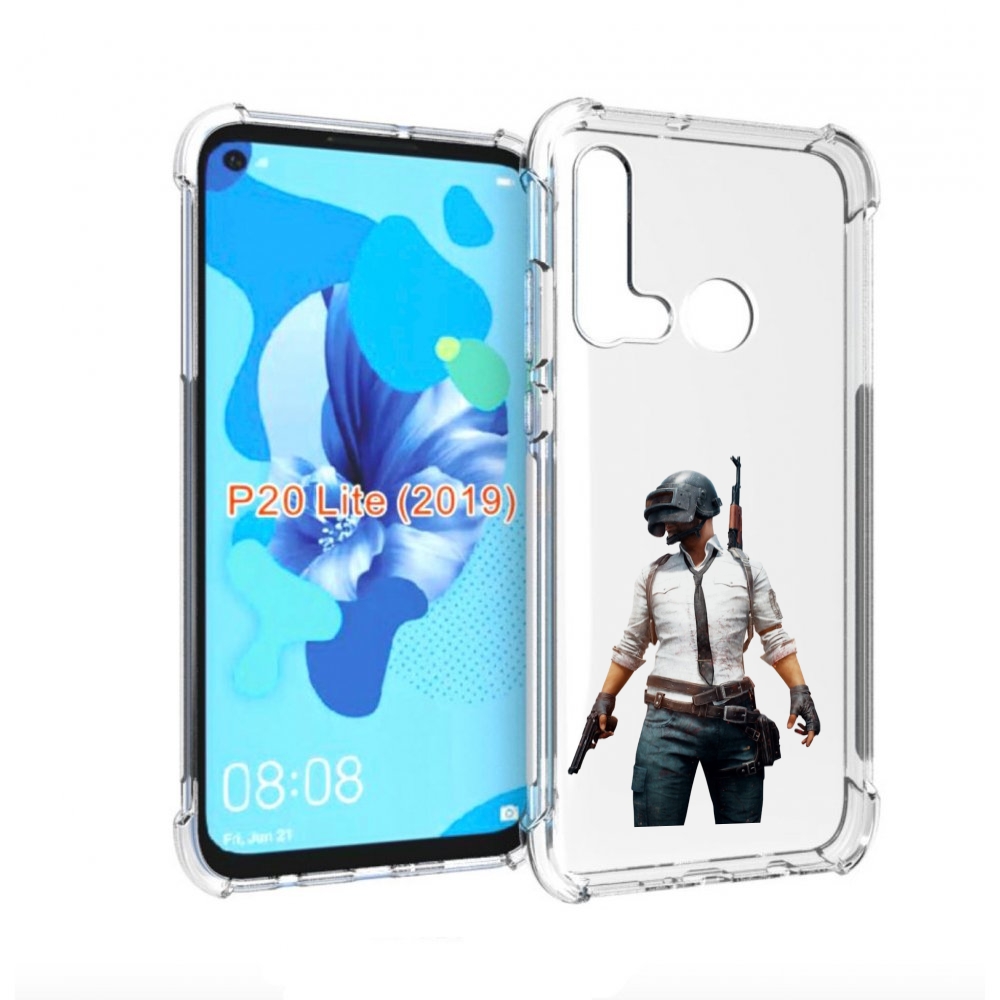 

Чехол бампер MyPads PUBG-2 для Huawei P20 Lite (2019), Прозрачный, Tocco