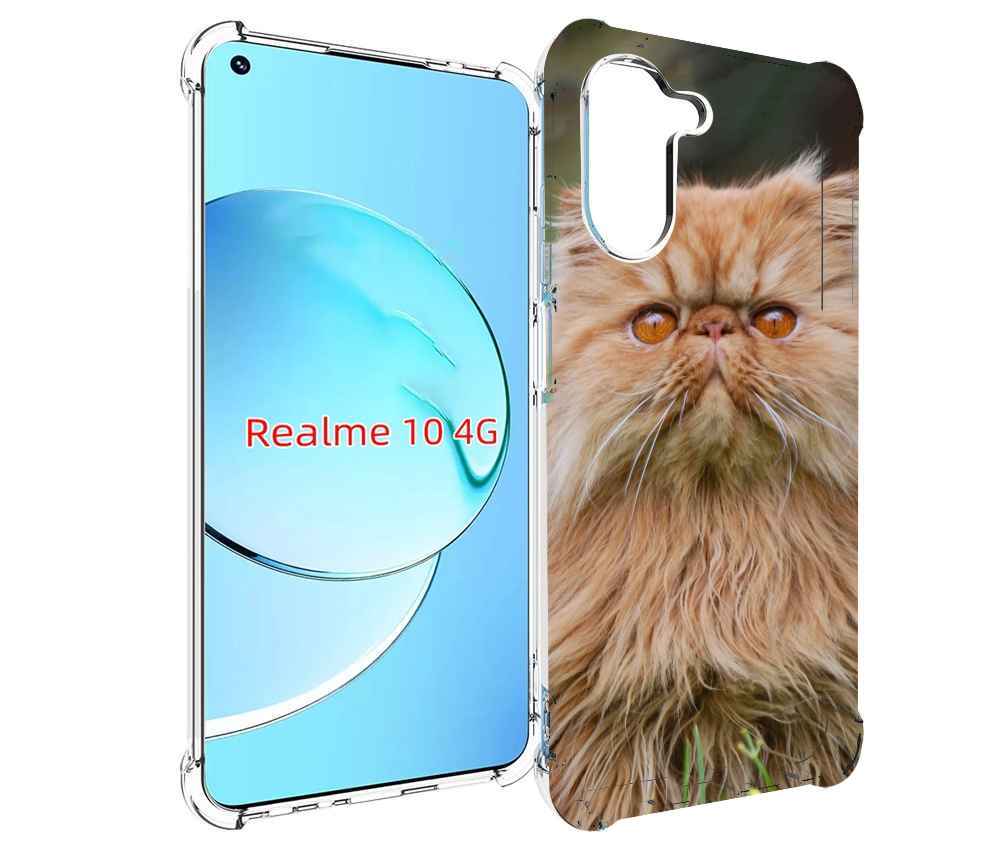 фото Чехол mypads кошка персидская для realme 10