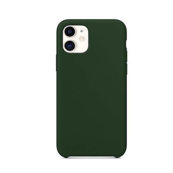 

Накладка силикон Silicone Case для iPhone 13 Темно-зеленый, iPhone 13
