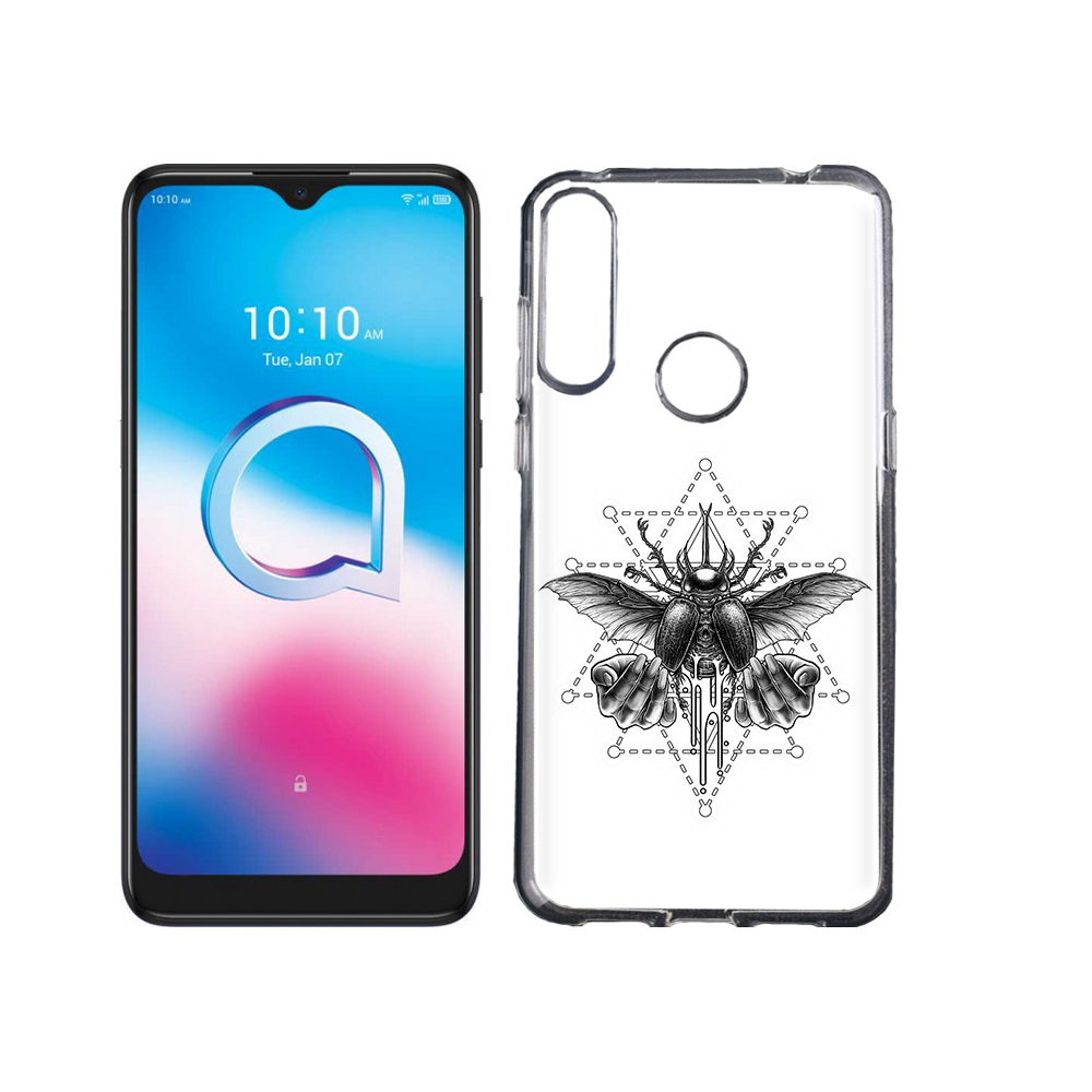 

Чехол MyPads Tocco для Alcatel 3L (2020) 5029Y скарабей (PT159035.666.601), Tocco