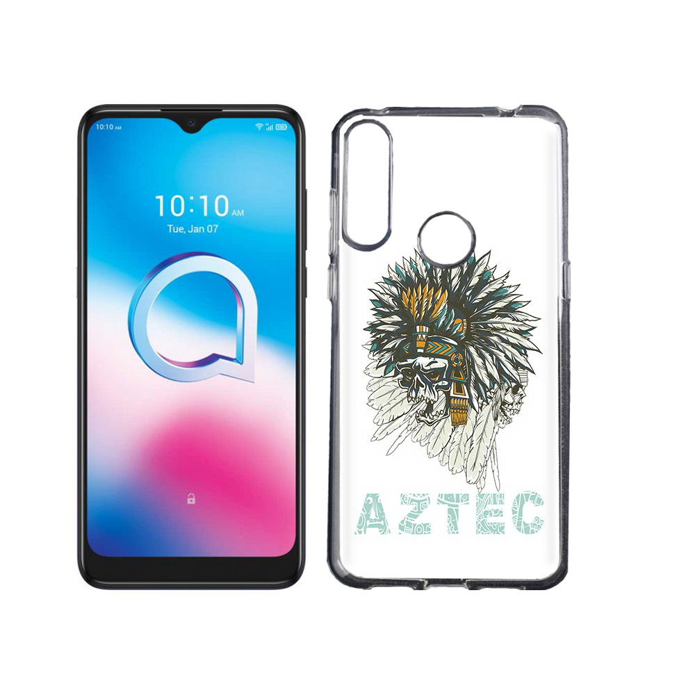 

Чехол MyPads Tocco для Alcatel 3L (2020) 5029Y скелет индеец (PT159035.666.602), Tocco