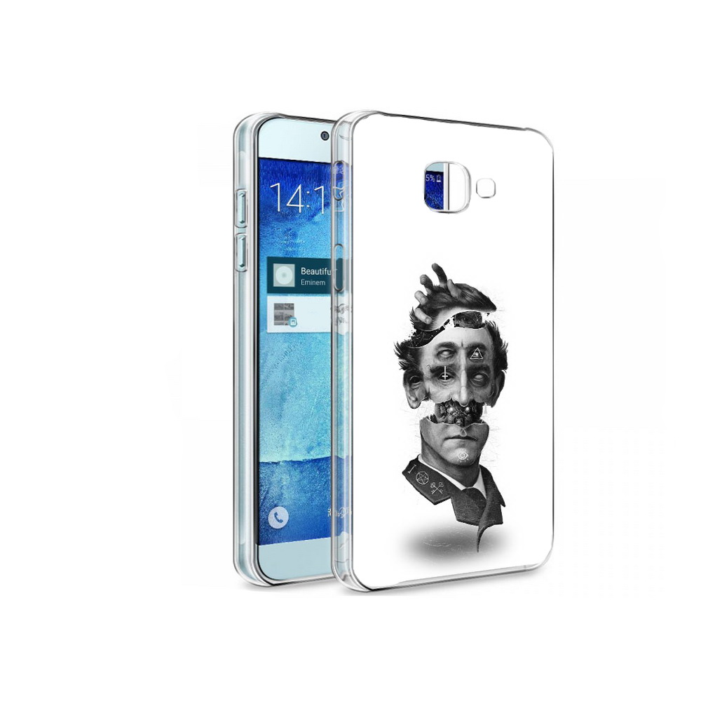 

Чехол MyPads Tocco для Samsung Galaxy A8 страшное лицо абстракция, Tocco