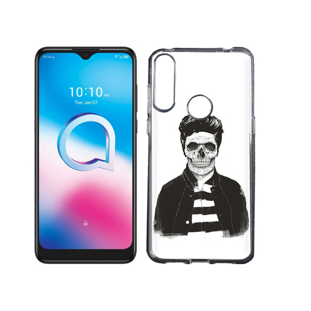 

Чехол MyPads Tocco для Alcatel 3L (2020) 5029Y скелет (PT159035.666.604), Tocco