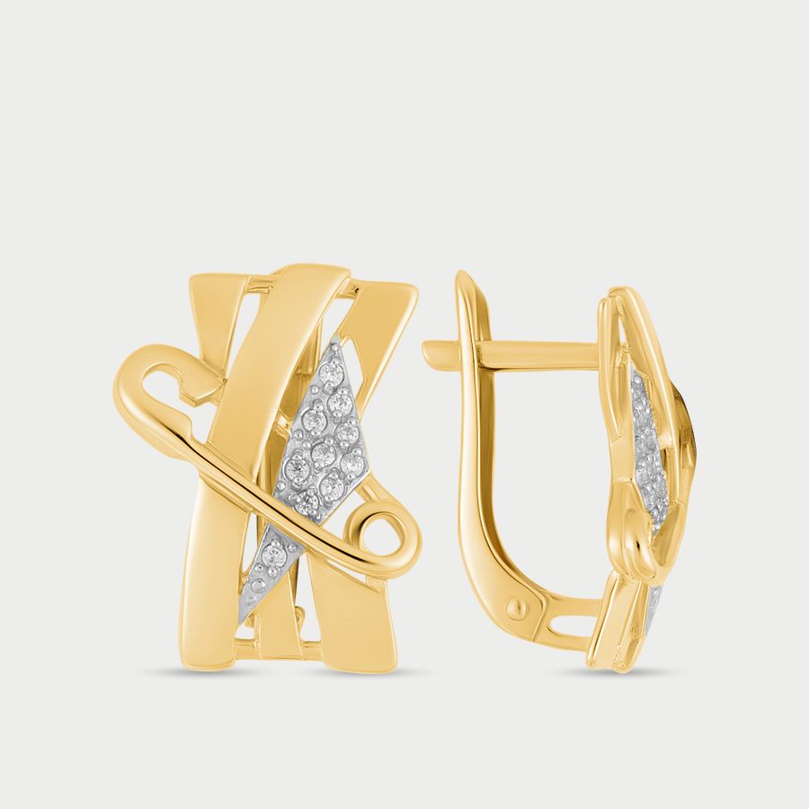 

Серьги из золота с фианитом GOLD CENTER кл3975а, кл3975а