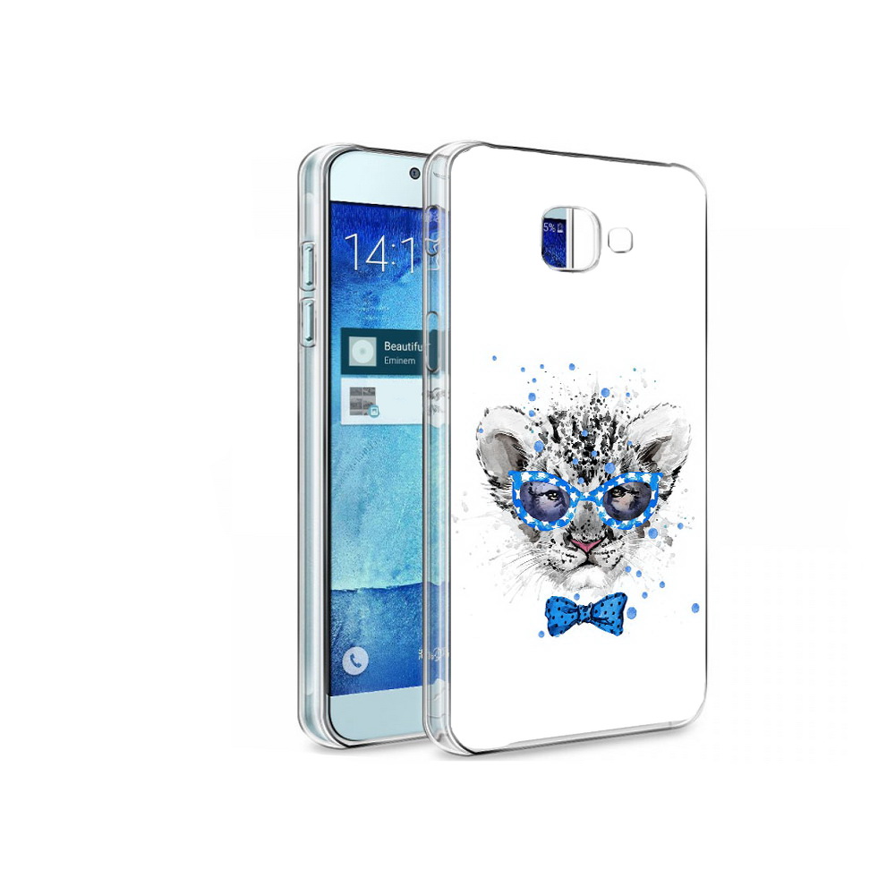 

Чехол MyPads Tocco для Samsung Galaxy A8 тигренок с бабочкой, Tocco