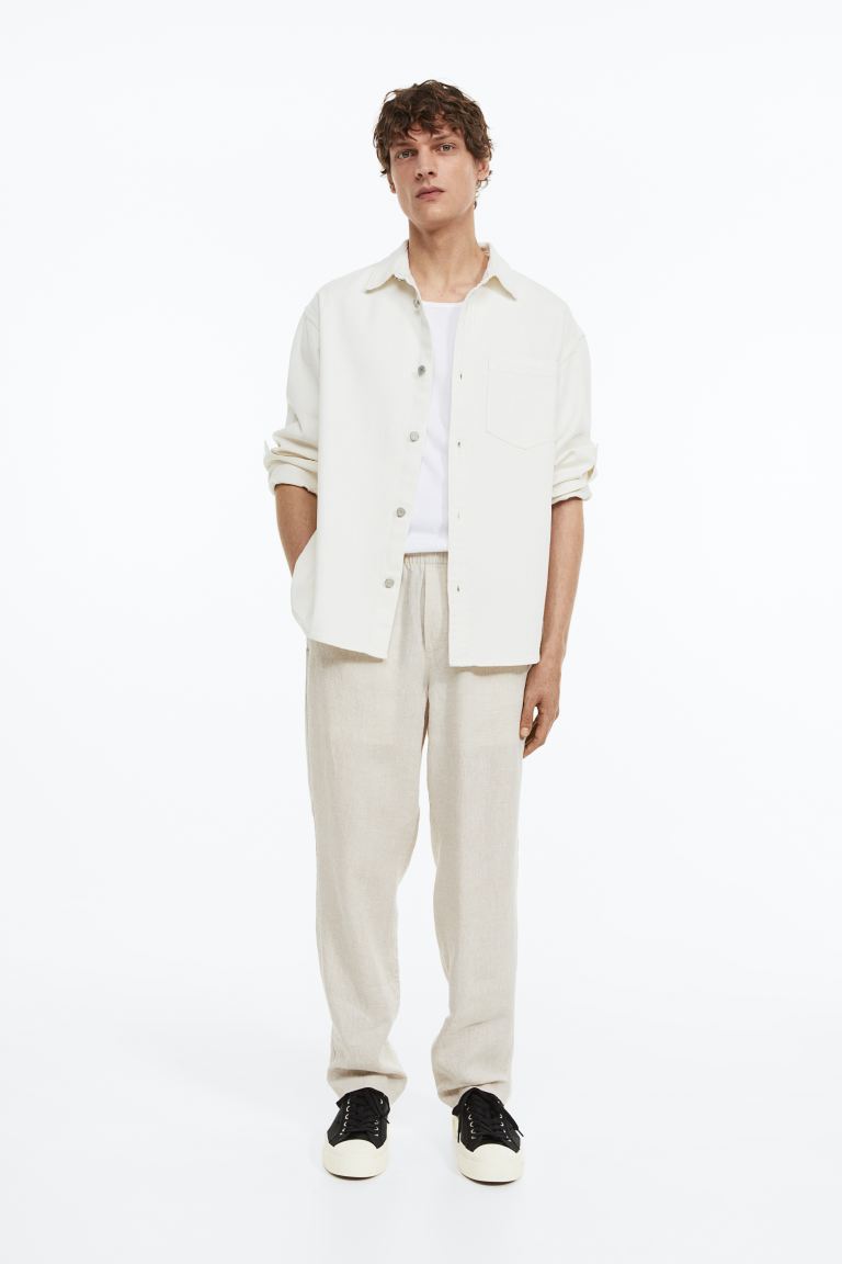 

Брюки мужские H&M 1035679004 белые S (доставка из-за рубежа), 1035679004
