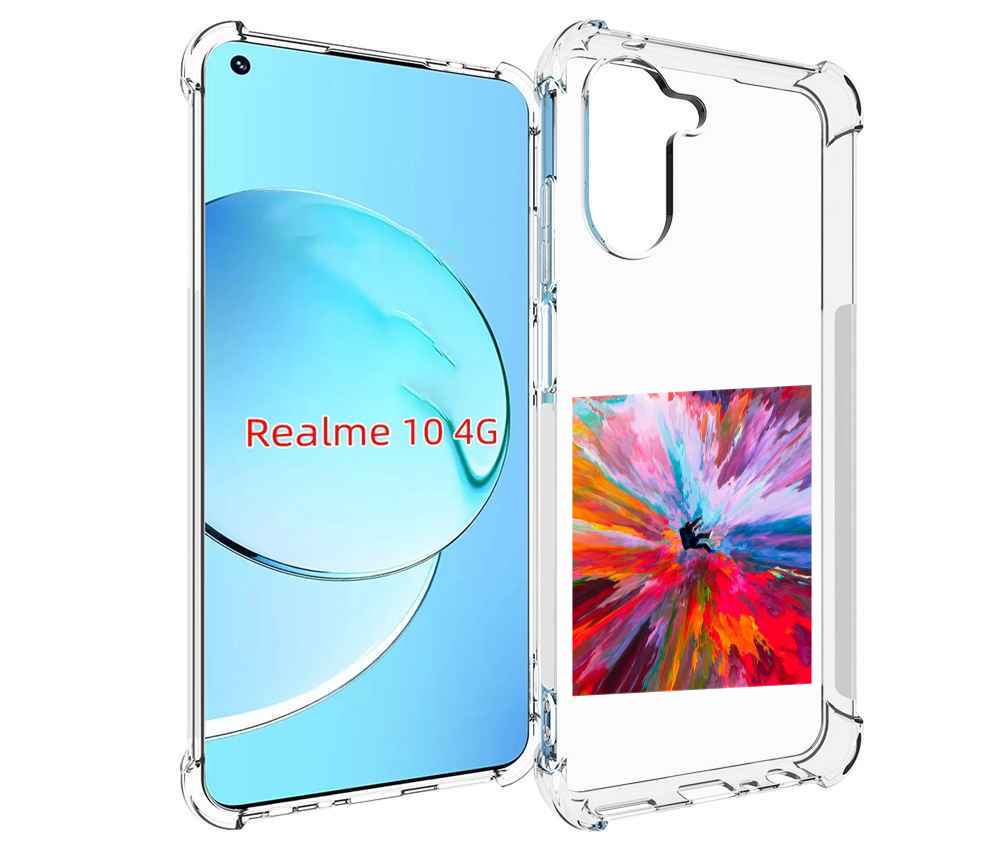 

Чехол MyPads красочный астранавт для Realme 10, Прозрачный, Tocco