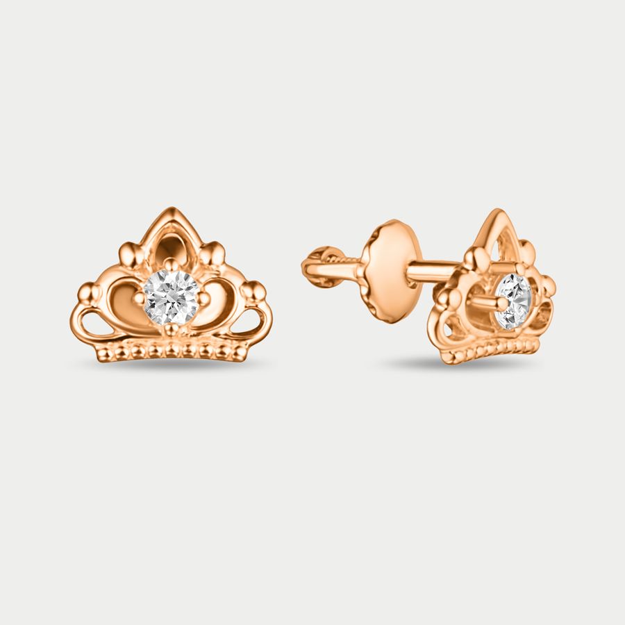 

Серьги из золота с фианитом GOLD CENTER 22029, 22029