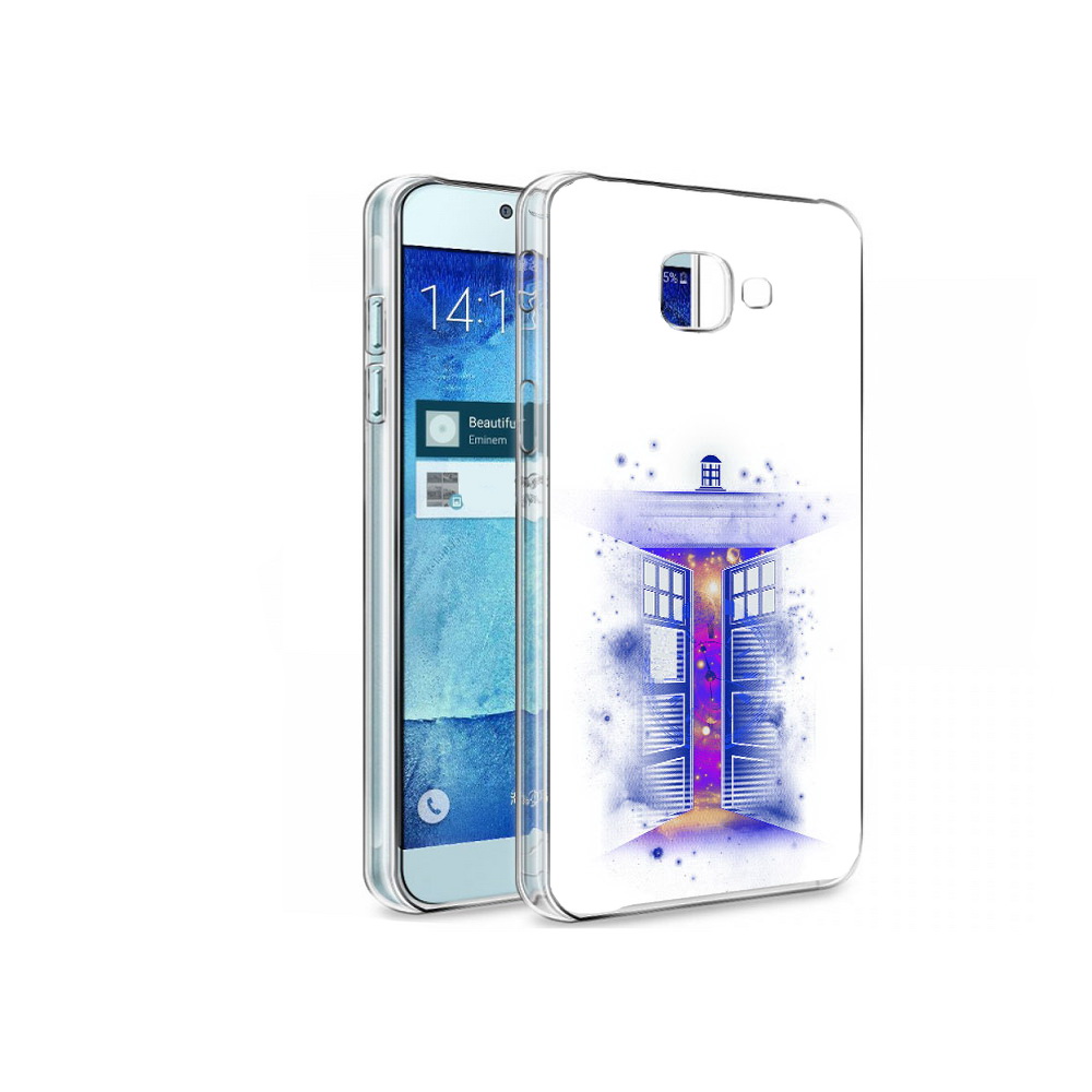 

Чехол MyPads Tocco для Samsung Galaxy A8 фиолетовый уголок абстракция, Tocco