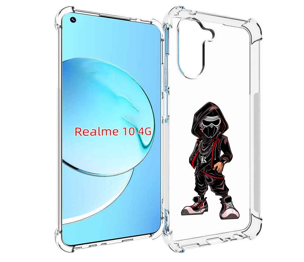 

Чехол MyPads крутой-ниндзя для Realme 10, Прозрачный, Tocco