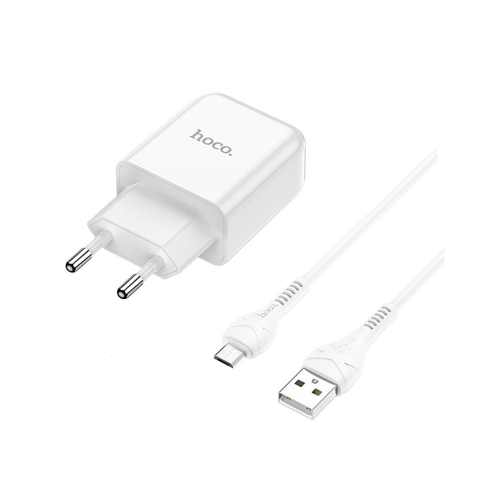 

Сетевое зарядное устройство Hoco N2 micro usb - usb 1xUSB 2.4 А, белый