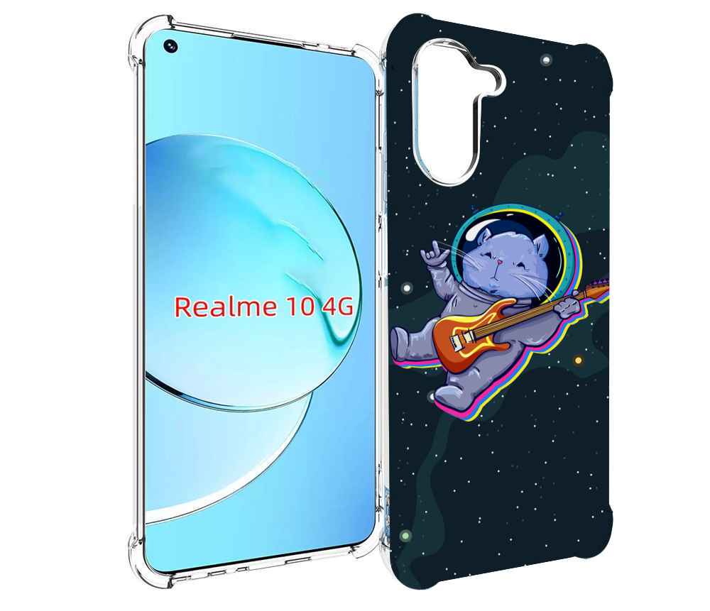 

Чехол MyPads крутой-хомяк-в-космосе для Realme 10, Прозрачный, Tocco