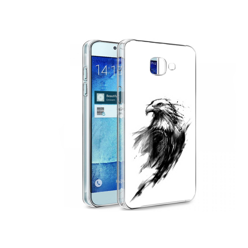 

Чехол MyPads Tocco для Samsung Galaxy A8 чб птица, Tocco