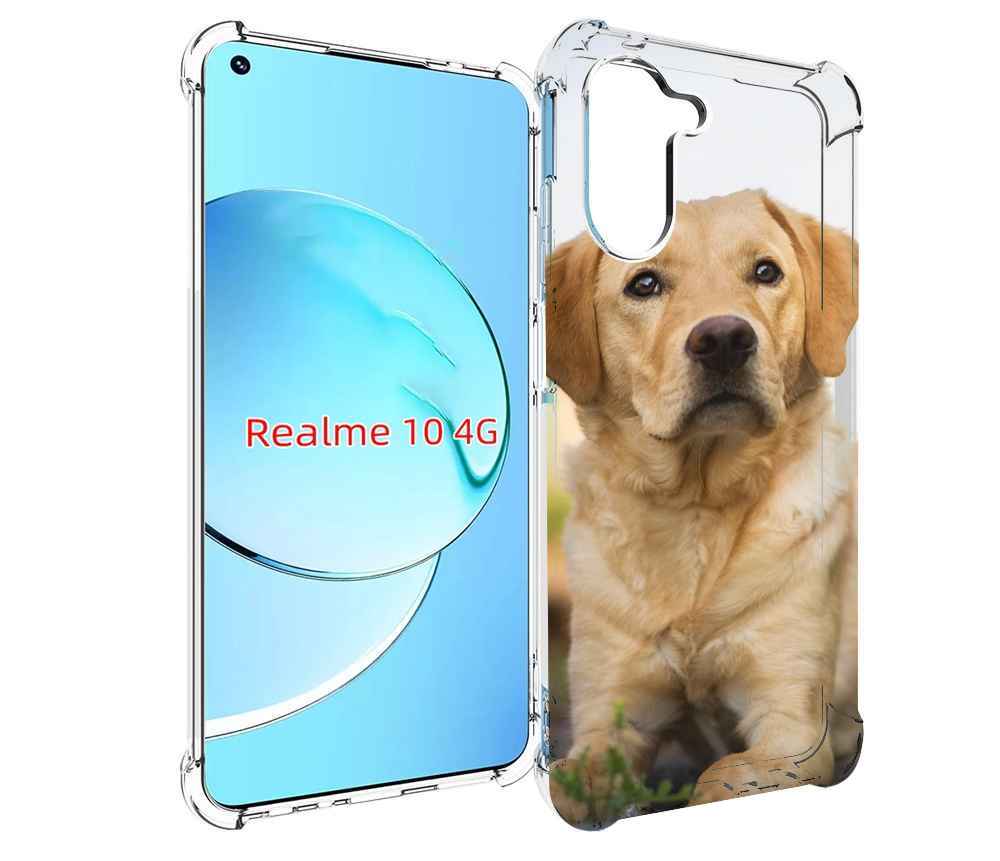 

Чехол MyPads лабрадор ретривер для Realme 10, Прозрачный, Tocco