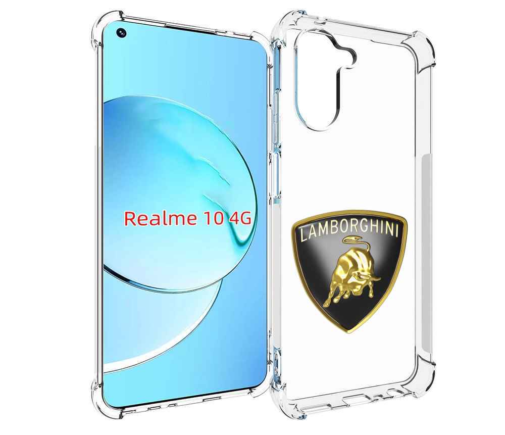 

Чехол MyPads ламборгини-lambo-6 мужской для Realme 10, Прозрачный, Tocco