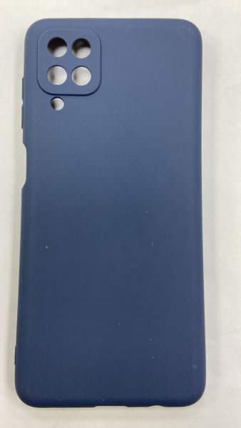 Накладка Svekla для Samsung Galaxy A12/M12 (SM-A125/SM-M125) Синий, с защитой для камеры