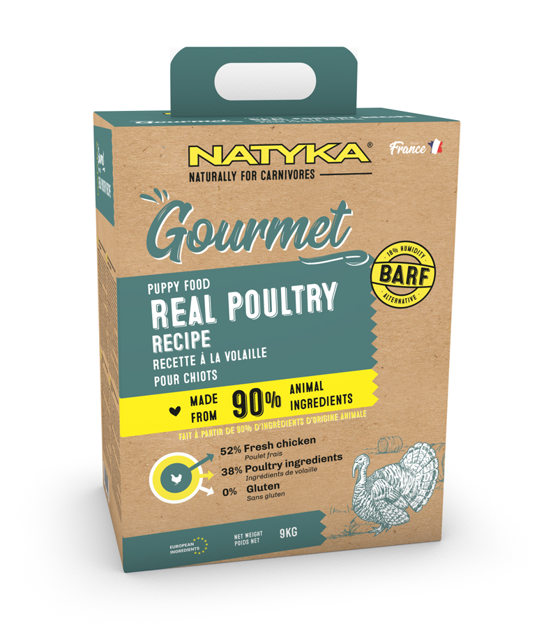 

Сухой корм для щенков NATYKA Gourmet DOG Puppy Poultry, птица, 9кг, Gourmet DOG Puppy Poultry