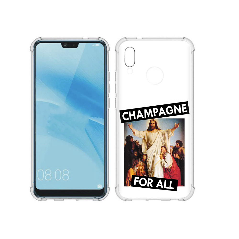 

Чехол MyPads Tocco для Huawei P20 Lite шампанское (PT130405.51.697), Прозрачный, Tocco
