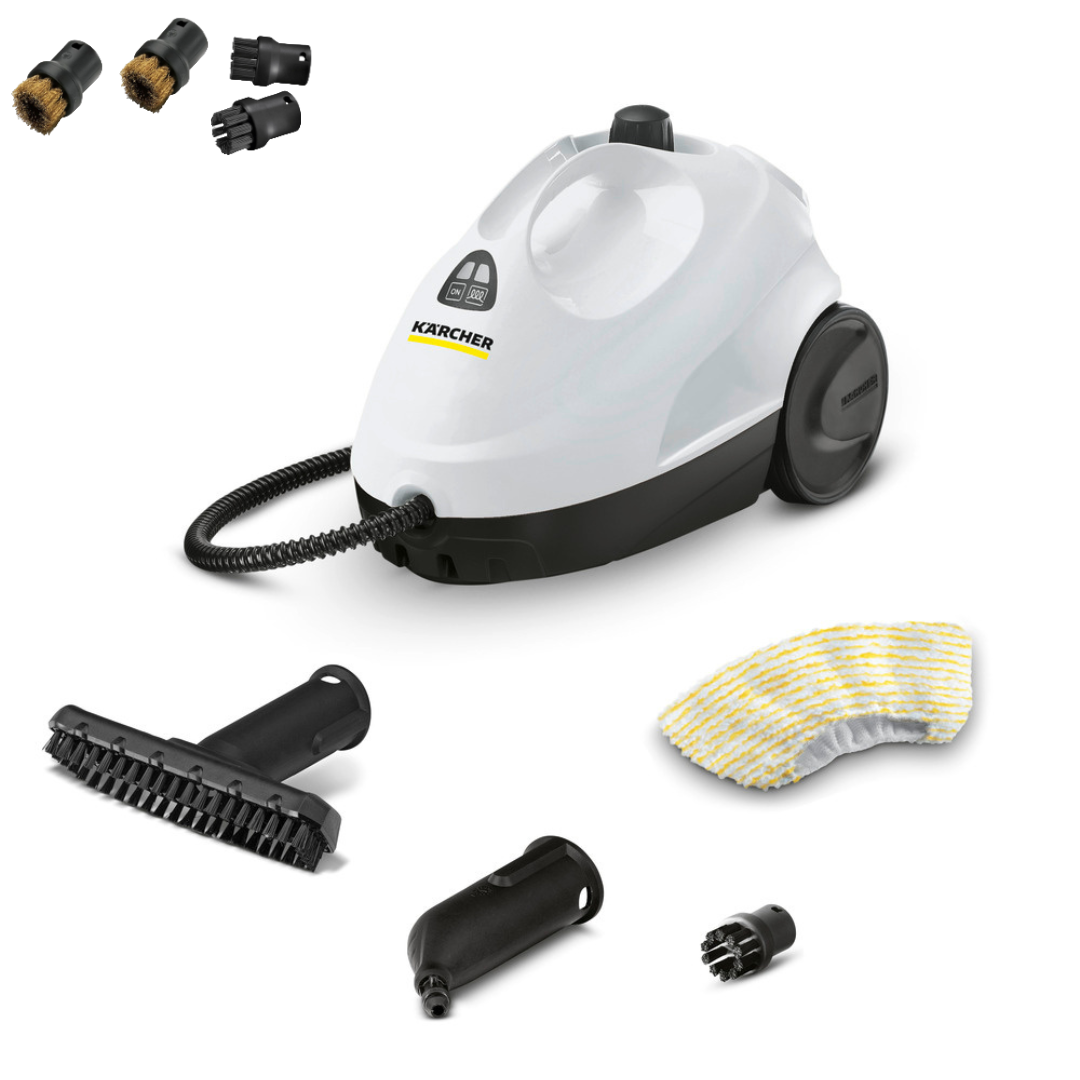 

Пароочиститель Karcher SC 2 белый, SC 2+4 щетки IVAHAVI