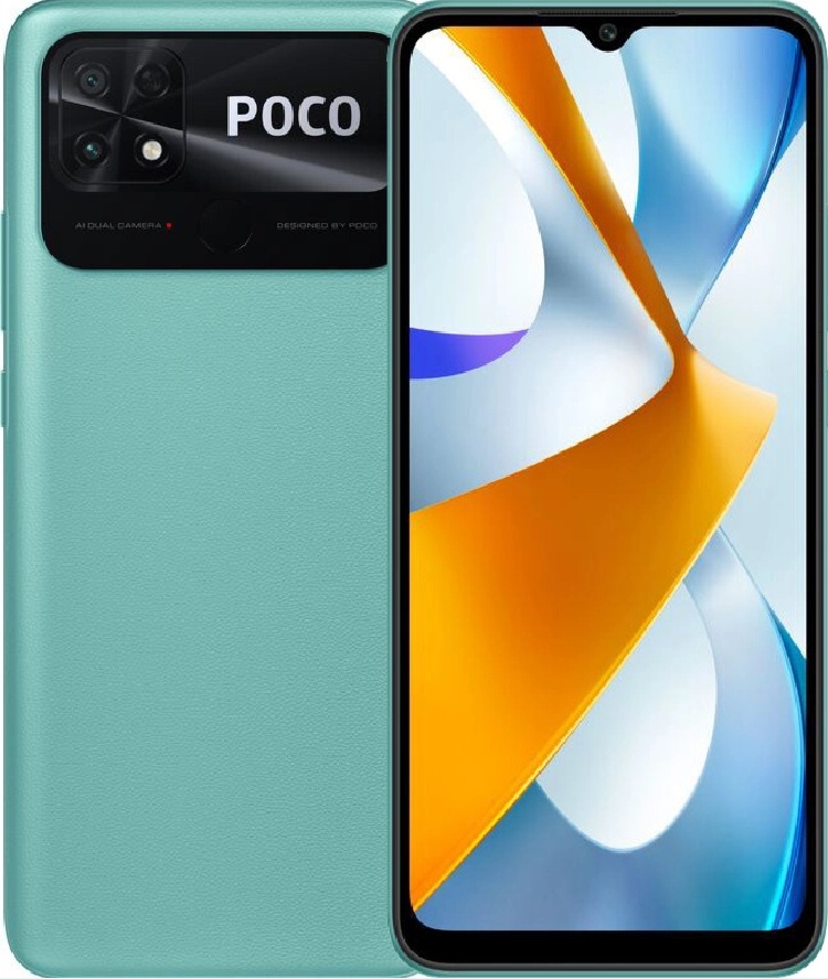 

Смартфон Xiaomi POCO C40 4/64GB Coral Green (X38665)