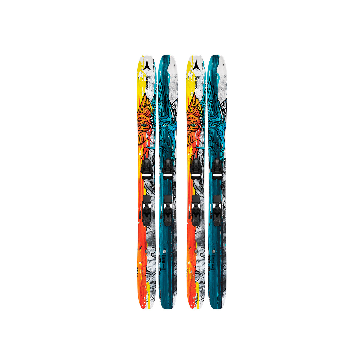 

Горные лыжи Atomic Bent Chelter 120 + STR 14 GW 23/24, 184, Разноцветный, Bent Chelter 120 + STR 14 GW (23/24)