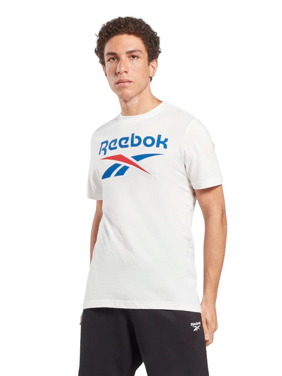 

Футболка мужская Reebok HS4976 белая S, Белый, HS4976