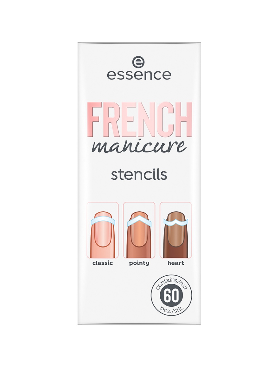фото Трафареты essence, для французского маникюра french manicure
