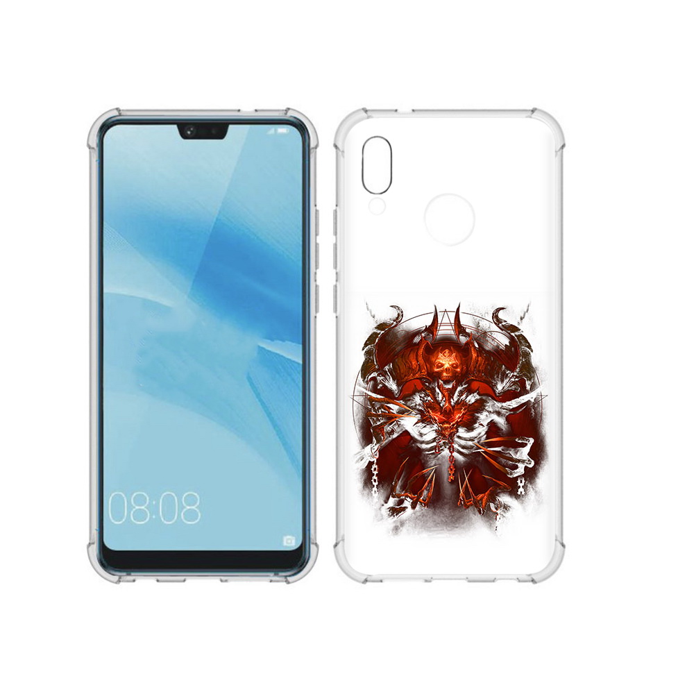 

Чехол MyPads Tocco для Huawei P20 Lite яркий демон (PT130405.51.708), Прозрачный, Tocco