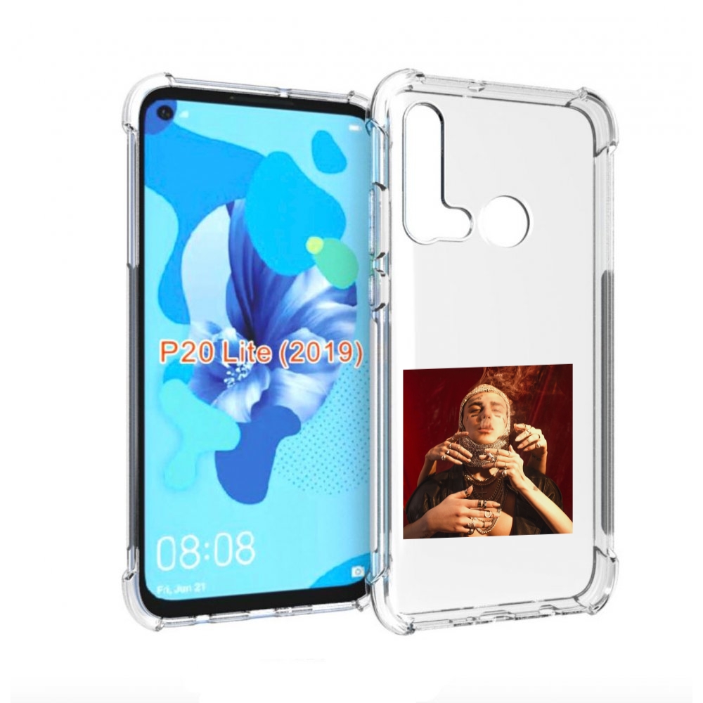 

Чехол бампер MyPads Slime face для Huawei P20 Lite (2019), Прозрачный, Tocco