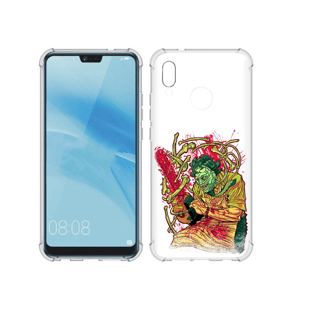 

Чехол MyPads Tocco для Huawei P20 Lite яркий мясник (PT130405.51.711), Прозрачный, Tocco