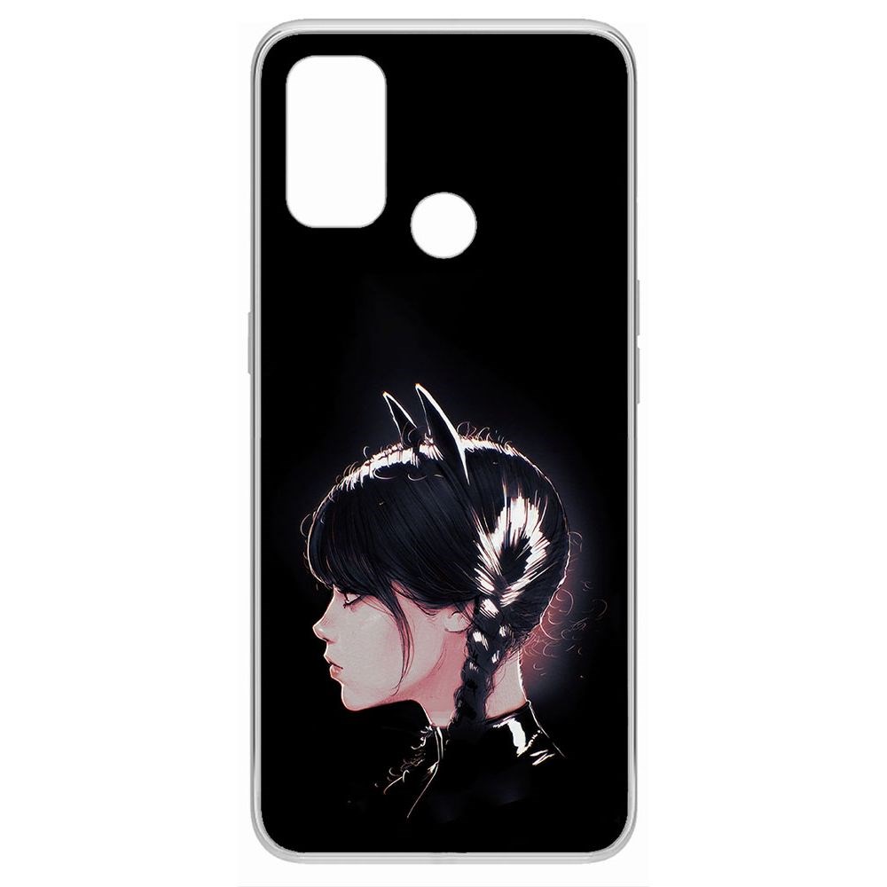 

Чехол-накладка Krutoff Clear Case Уэнсдей Аддамс - Кошка Уэнсдей для Oppo A33 (2020), Прозрачный