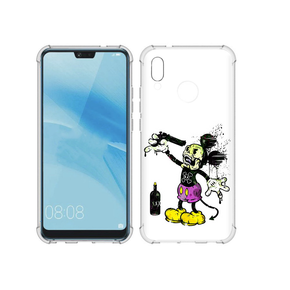 

Чехол MyPads Tocco для Huawei P20 Lite Драг Микки (PT130405.51.73), Прозрачный, Tocco