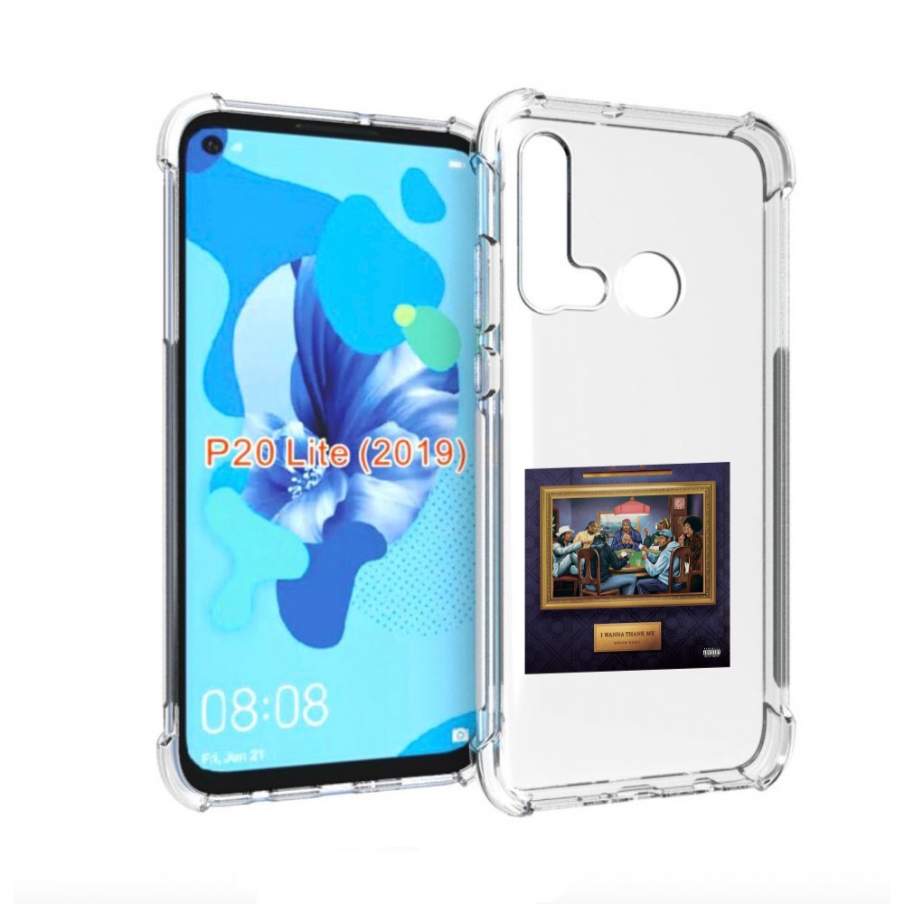

Чехол Бампер Mypads Snoop Dogg Wanna Thank Me Для Huawei P20 Lit, Прозрачный, Tocco