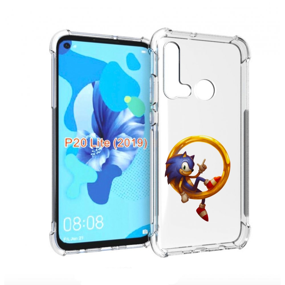 

Чехол бампер MyPads Sonic-R для Huawei P20 Lite (2019), Прозрачный, Tocco