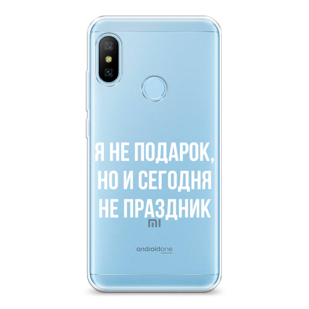 

Чехол Awog на Xiaomi Redmi 6 Pro/6 Plus/Mi A2 Lite "Я не подарок", Разноцветный, 33950-6