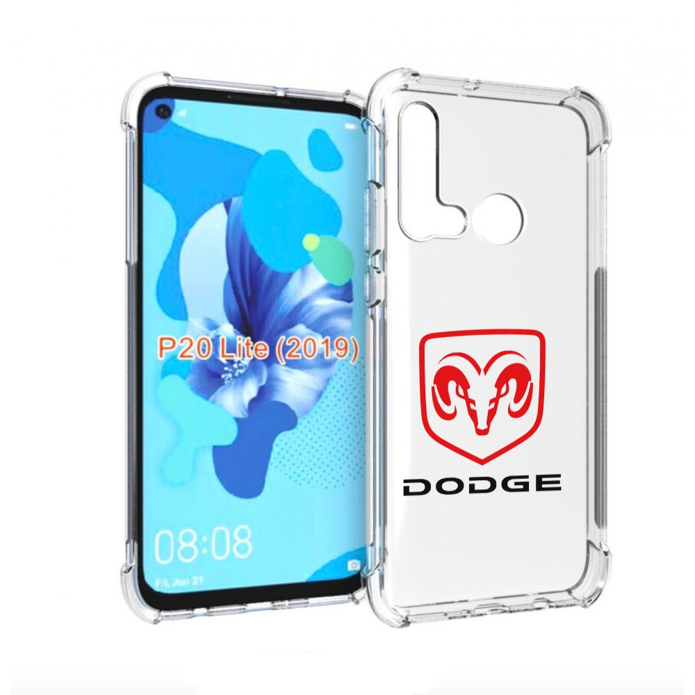 

Чехол бампер MyPads dodge-2 мужской для Huawei P20 Lite (2019), Прозрачный, Tocco