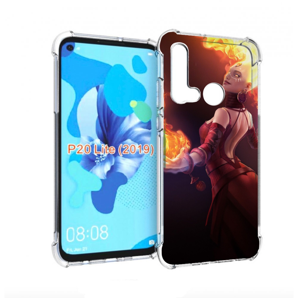 

Чехол бампер MyPads dota 2 Lina для Huawei P20 Lite (2019), Прозрачный, Tocco