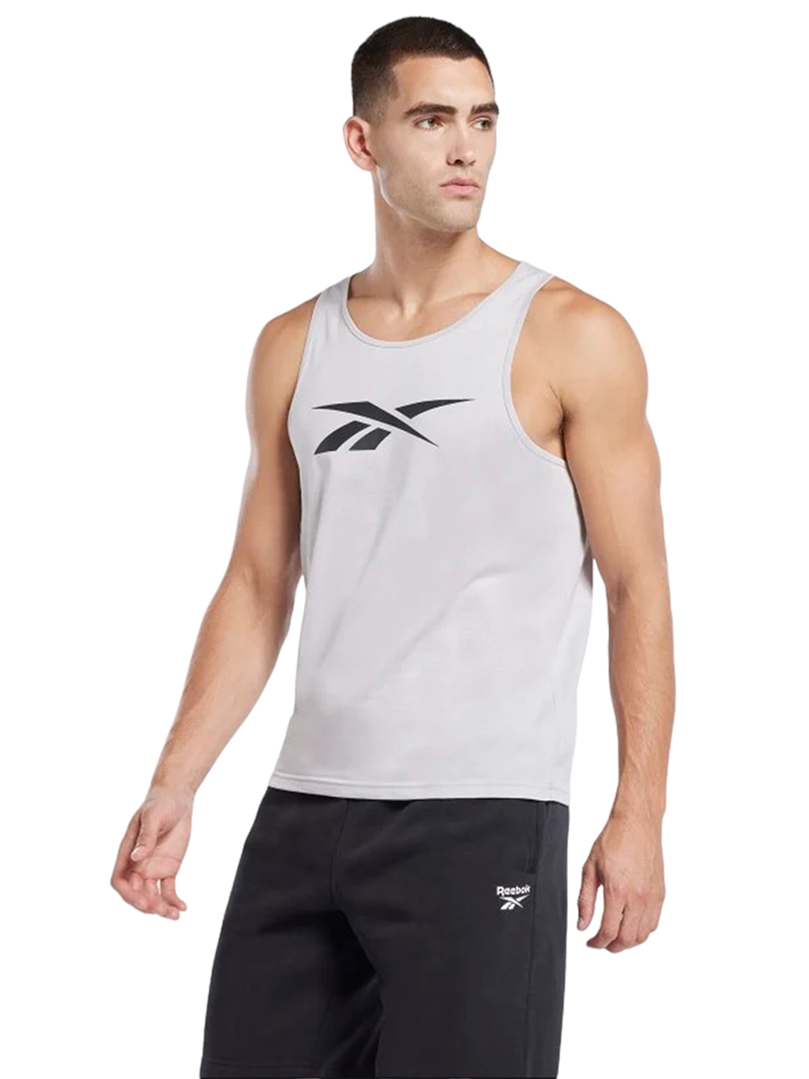 

Майка мужская Reebok HS4921 серая M, Серый, HS4921