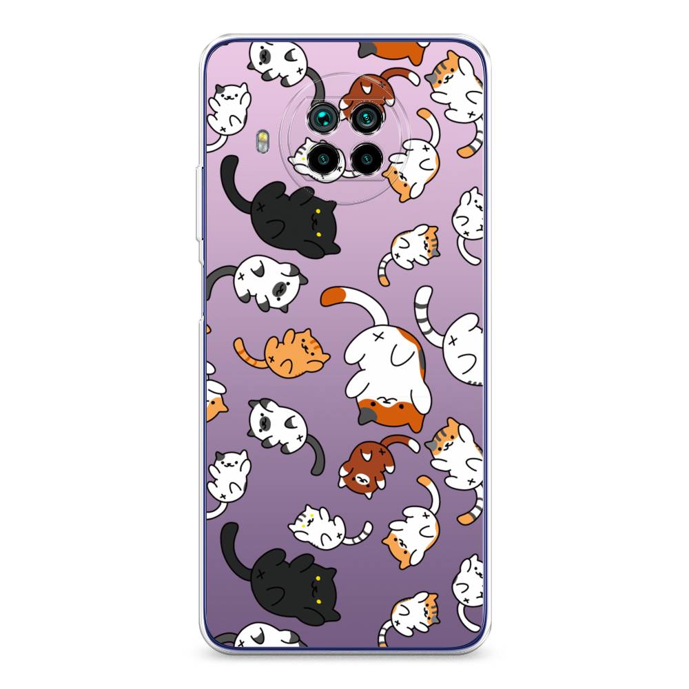 

Чехол Awog на Xiaomi Mi 10T Lite "Котопад", Разноцветный, 39150-7