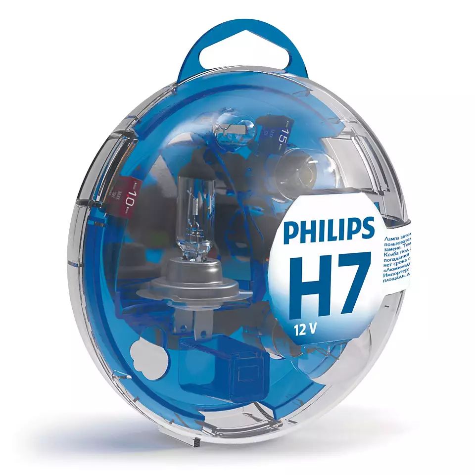 

Комплект Ламп Essential Box H7 12v (H7 P21w P21/5w Py21w W5w) Philips 55719EBKM