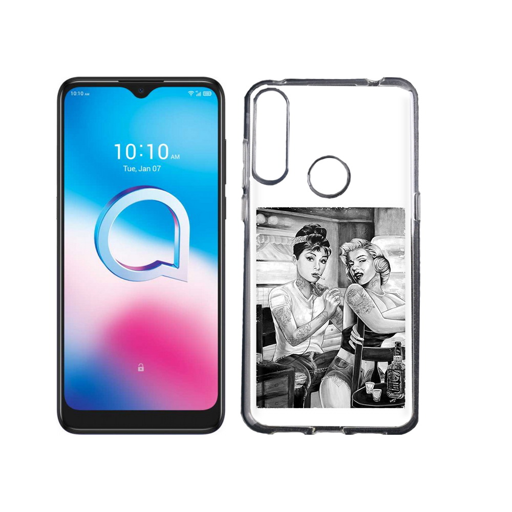 

Чехол MyPads Tocco для Alcatel 3L (2020) 5029Y тату мастер (PT159035.666.637), Tocco