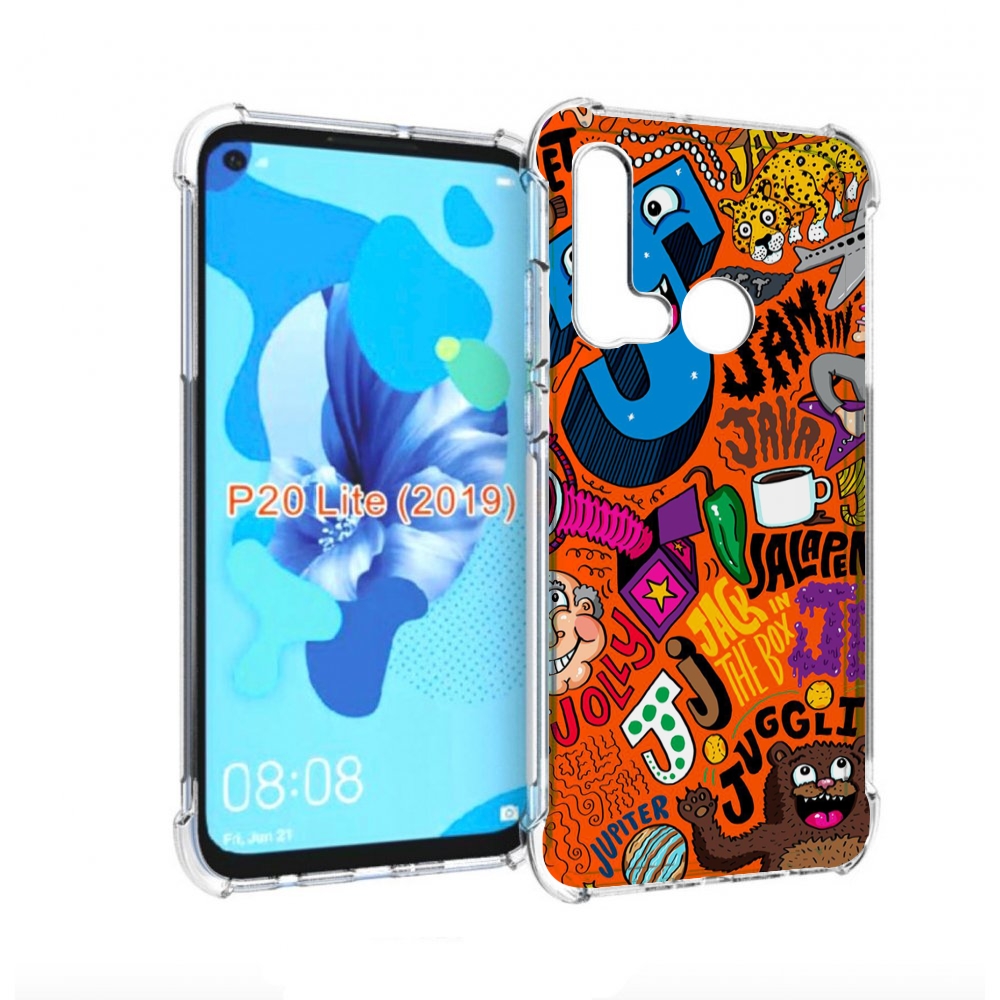 

Чехол бампер MyPads funky-decor для Huawei P20 Lite (2019), Прозрачный, Tocco